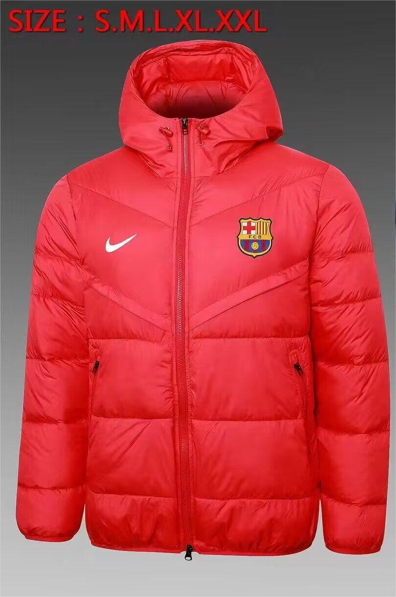AAA Quality Barcelona 23/24 Cotton Coat - Red